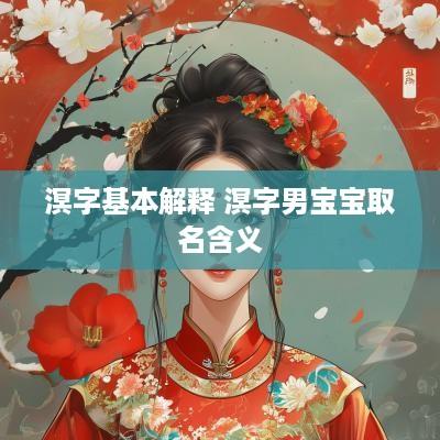 溟字基本解释 溟字男宝宝取名含义