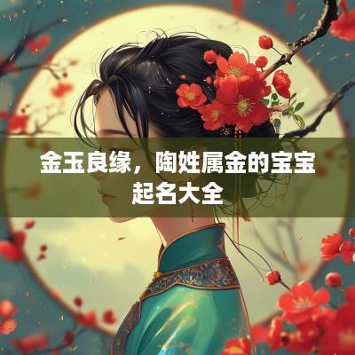 金玉良缘，陶姓属金的宝宝起名大全