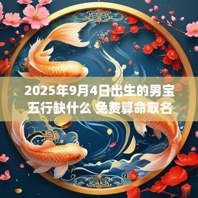 2025年9月4日出生的男宝五行缺什么 免费算命取名