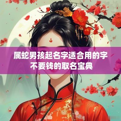 属蛇男孩起名字适合用的字 不要钱的取名宝典