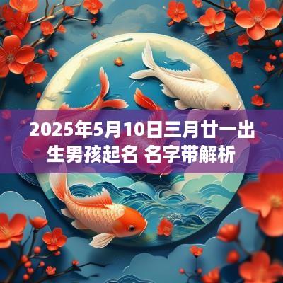 2025年5月10日三月廿一出生男孩起名 名字带解析
