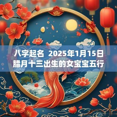 八字起名  2025年1月15日腊月十三出生的女宝宝五行旺缺详解