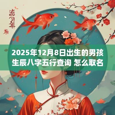 2025年12月8日出生的男孩生辰八字五行查询 怎么取名好