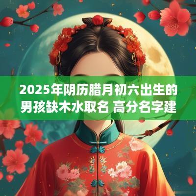 2025年阴历腊月初六出生的男孩缺木水取名 高分名字建议