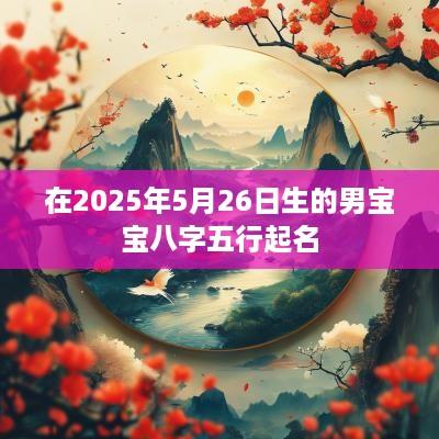 在2025年5月26日生的男宝宝八字五行起名