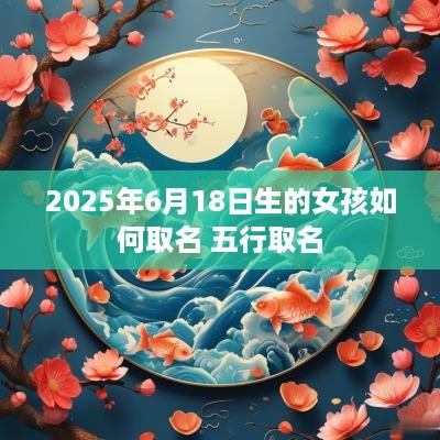 2025年6月18日生的女孩如何取名 五行取名