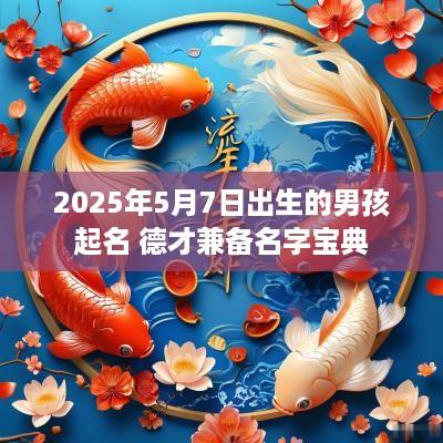 2025年5月7日出生的男孩起名 德才兼备名字宝典