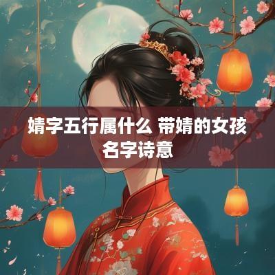 婧字五行属什么 带婧的女孩名字诗意