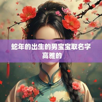 蛇年的出生的男宝宝取名字 高雅的