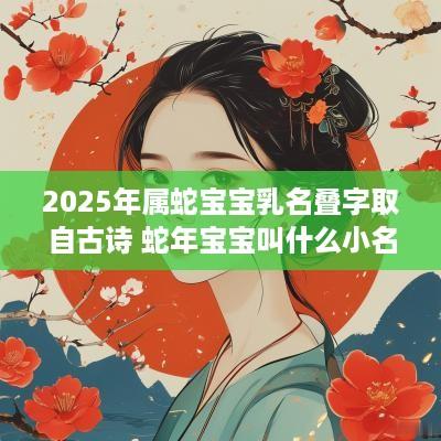 2025年属蛇宝宝乳名叠字取自古诗 蛇年宝宝叫什么小名
