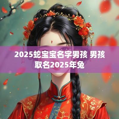 2025蛇宝宝名字男孩 男孩取名2025年兔