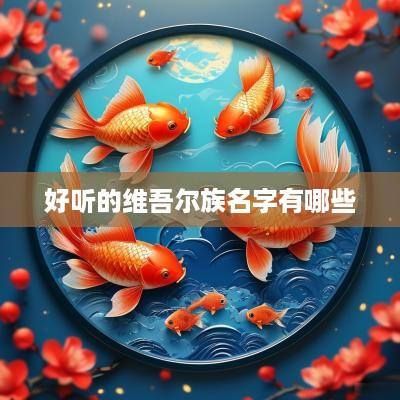 好听的维吾尔族名字有哪些
