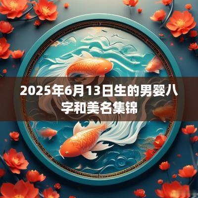 2025年6月13日生的男婴八字和美名集锦