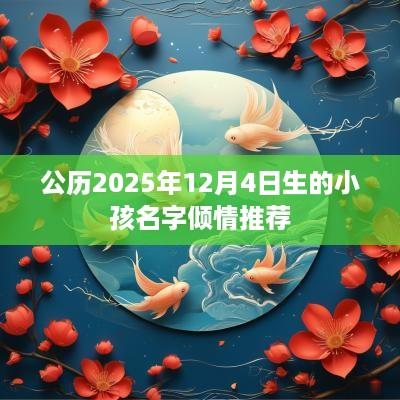 公历2025年12月4日生的小孩名字倾情推荐