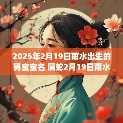 2025年2月19日雨水出生的男宝宝名 属蛇2月19日雨水出生的男孩免费名字