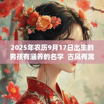 2025年农历9月17日出生的男孩有涵养的名字  古风有寓意的名字大全