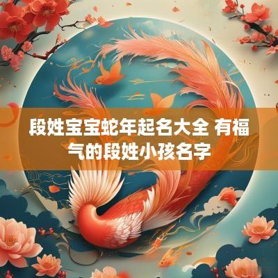 段姓宝宝蛇年起名大全 有福气的段姓小孩名字