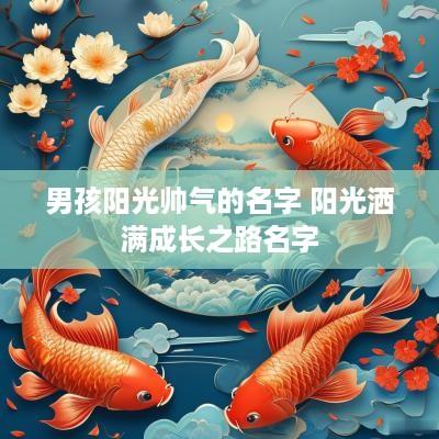男孩阳光帅气的名字 阳光洒满成长之路名字