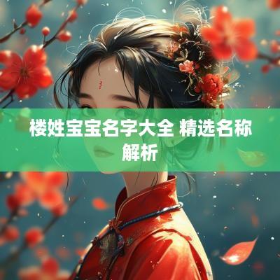 楼姓宝宝名字大全 精选名称解析