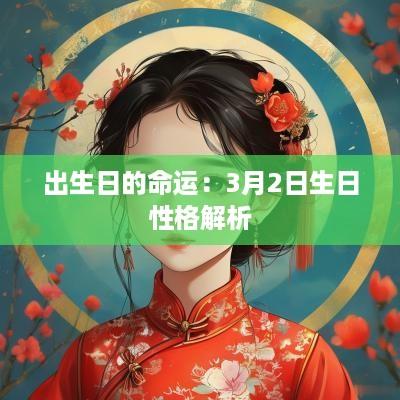 出生日的命运：3月2日生日性格解析