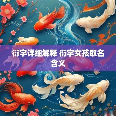 衍字详细解释 衍字女孩取名含义