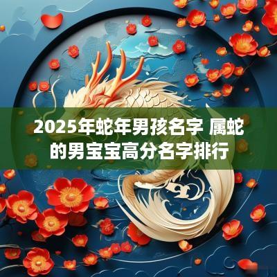 2025年蛇年男孩名字 属蛇的男宝宝高分名字排行