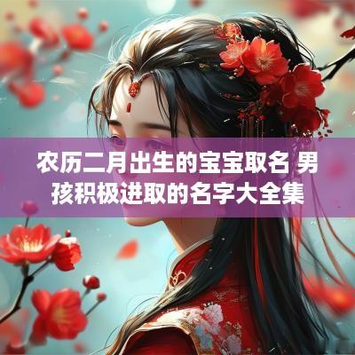 农历二月出生的宝宝取名 男孩积极进取的名字大全集