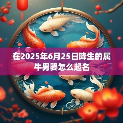 在2025年6月25日降生的属牛男婴怎么起名