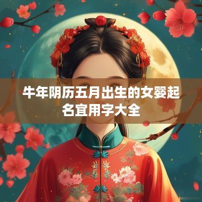 蛇年阴历五月出生的女婴起名宜用字大全