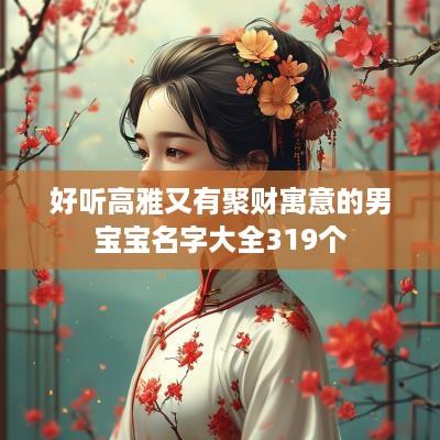 好听高雅又有聚财寓意的男宝宝名字大全319个