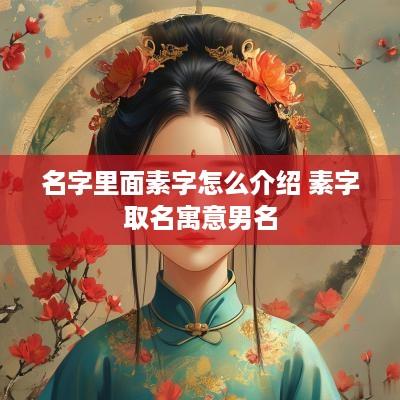 名字里面素字怎么介绍 素字取名寓意男名