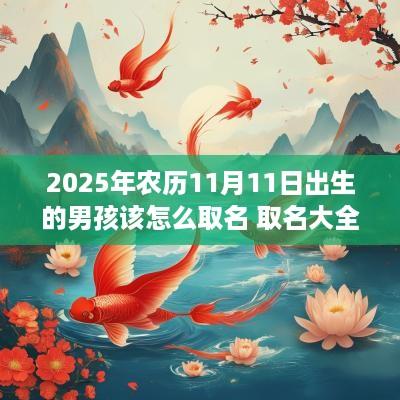 2025年农历11月11日出生的男孩该怎么取名 取名大全
