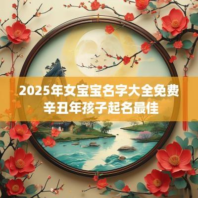 2025年女宝宝名字大全免费 辛丑年孩子起名最佳