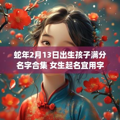 蛇年2月13日出生孩子满分名字合集 女生起名宜用字