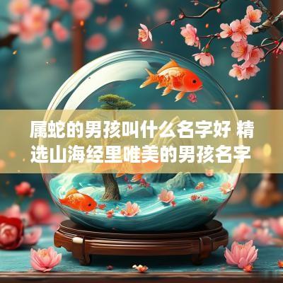 属蛇的男孩叫什么名字好 精选山海经里唯美的男孩名字