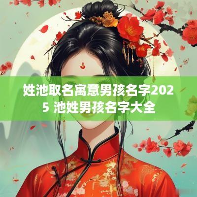 姓池取名寓意男孩名字2025 池姓男孩名字大全
