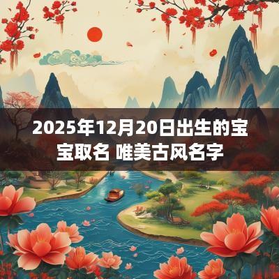 2025年12月20日出生的宝宝取名 唯美古风名字