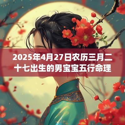 2025年4月27日农历三月二十七出生的男宝宝五行命理解析 补火取名旺运