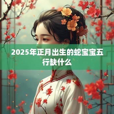 2025年正月出生的蛇宝宝五行缺什么