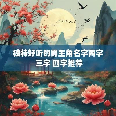 独特好听的男主角名字两字 三字 四字推荐