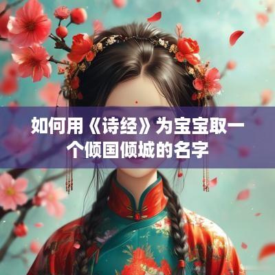如何用《诗经》为宝宝取一个倾国倾城的名字