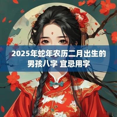 2026年马年农历二月出生的男孩八字 宜忌用字