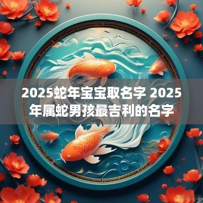 2025蛇年宝宝取名字 2025年属蛇男孩最吉利的名字