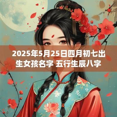 2025年5月25日四月初七出生女孩名字 五行生辰八字