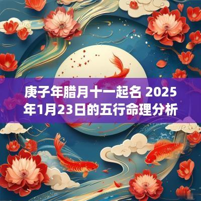 庚子年腊月十一起名 2025年1月23日的五行命理分析