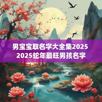 男宝宝取名字大全集2025 2025蛇年最旺男孩名字