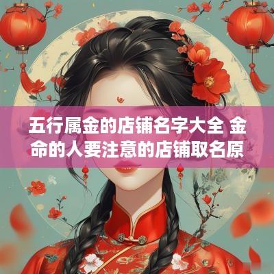 五行属金的店铺名字大全 金命的人要注意的店铺取名原则