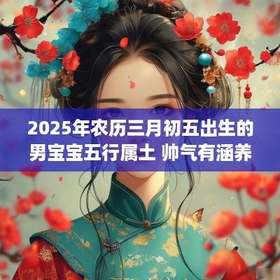 2025年农历三月初五出生的男宝宝五行属土 帅气有涵养的名字