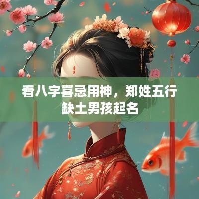 看八字喜忌用神，郑姓五行缺土男孩起名