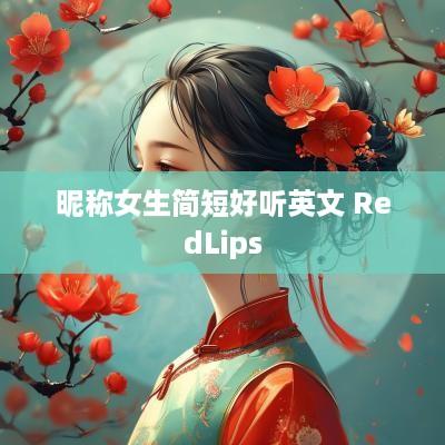 昵称女生简短好听英文 RedLips